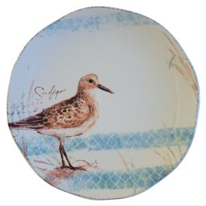 1 Vtg Sandpiper Pier 1 Imports Earthenware Plate